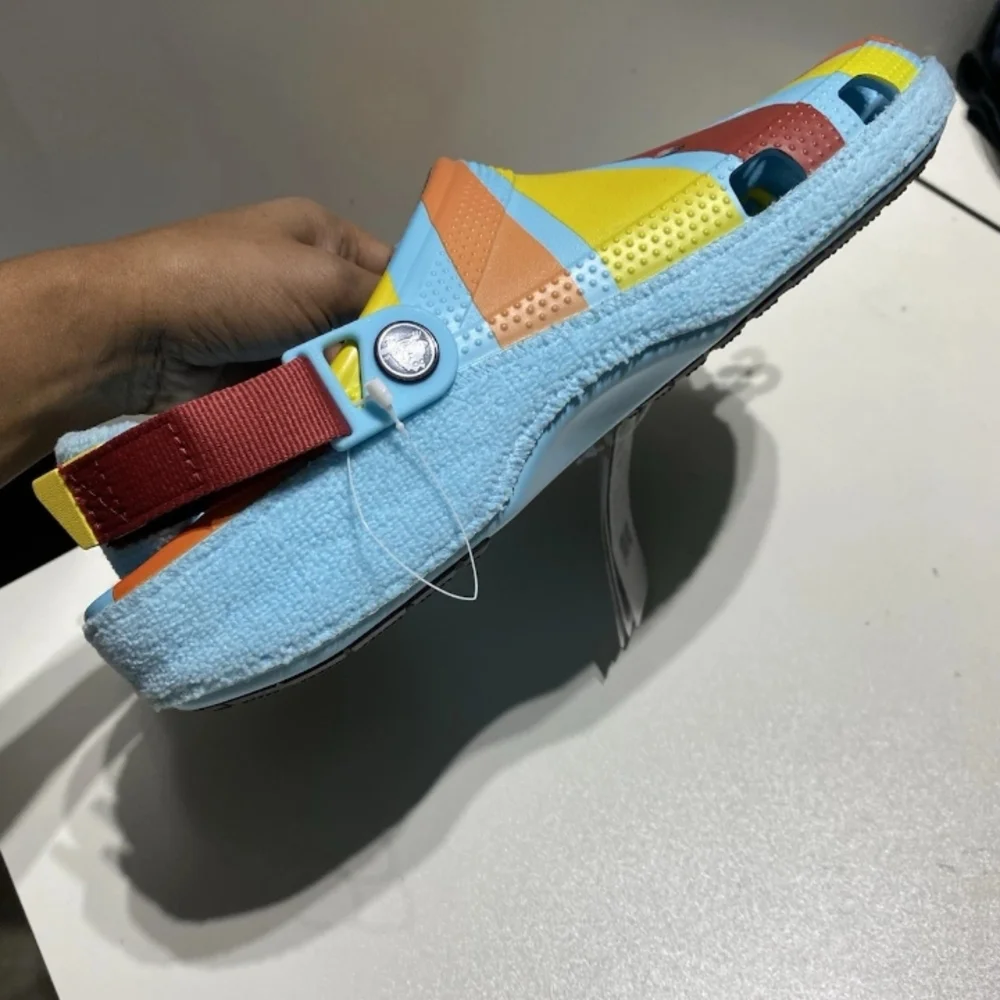 Crocs Zen Garden Sensory Classic Adjustable Terry Cloth Clog Arctic Men’s Sz 13 - Picture 6 of 10